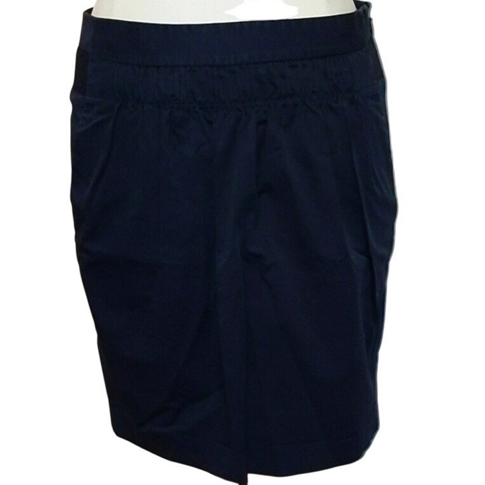 Banana Republic Navy Blue Stretch Pencil Skirt Size 4